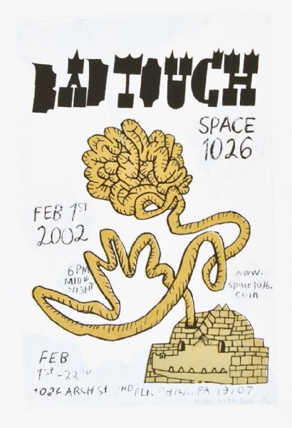 Bad Touch at Space 1026 Original Poster Signed and Numbered (7/16) by Artist